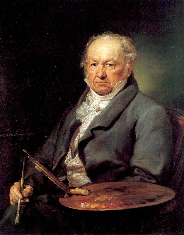 Portana, Vicente Lopez The Painter Francisco de Goya oil painting image